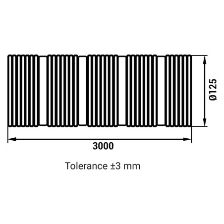 FLEXO AL Faber 3259D odolná černá 125 x 3000 mm