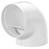 Faber 4052015 R-RBV flow 150 - koleno vertikálne 90° s vodiacimi lamelami