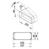 Faber 4043007 F-RBH 150 - koleno horizontálne 15°
