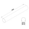 Faber AFC4052102 R-150 - okrúhle potrubie 1000 mm