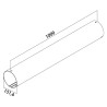 Faber 4051023 P-RRO 150 - okrúhle potrubie 1000 mm, svetlosivé