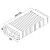 Faber 4051009 P-RBFLEX - flexo ploché potrubie (250-550 mm), svetlosivé