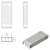 Faber 4051009 P-RBFLEX - flexo ploché potrubie (250-550 mm), svetlosivé