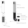 Faber 4043069 COMPAIR Tower - nadzemný výstup vzduchu