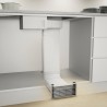 Recirkulačná mriežka do sokla Faber 8033014, hliník, svetlý matný nerez