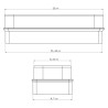Prechodka Faber 290169 RO 220x90/NABER