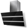 Komínový odsávač pár Faber Steelmax EV8 BK/X A80, čierna/čierne sklo