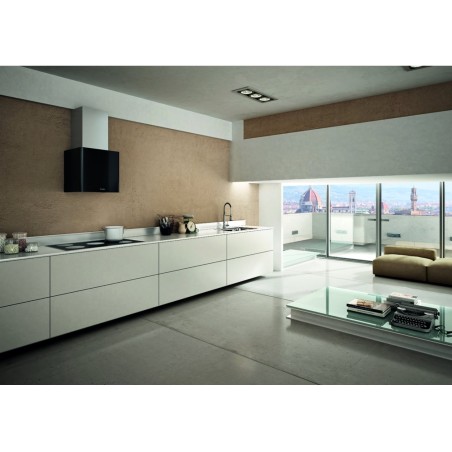 Komínový odsávač pár Faber Lithos EG6 BK A45, nerez/čierna matná
