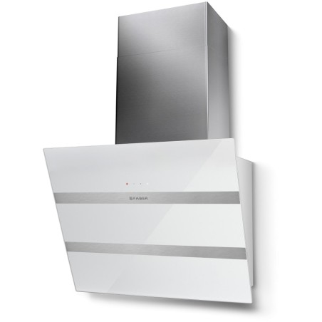 Komínový odsávač pár Faber Steelmax EV8 WH/X A55, biela/biele sklo