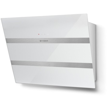 Komínový odsávač pár Faber Steelmax EV8 WH/X A55, biela/biele sklo