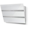 Komínový odsávač pár Faber Steelmax EV8 WH/X A55, biela/biele sklo