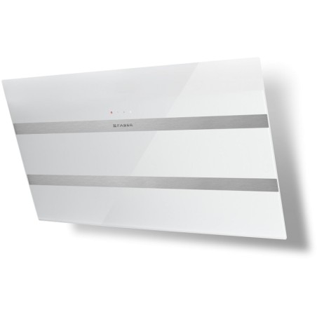 Komínový odsávač pár Faber Steelmax EV8 WH/X A80, biela/biele sklo