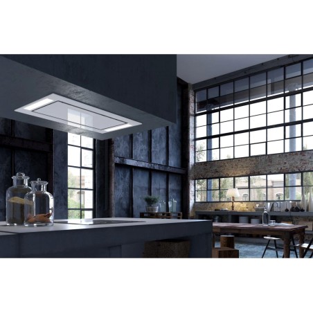 Stropný odsávač pár Faber Heaven Glass 2.0 WH A90 RB, bez motora, biele sklo