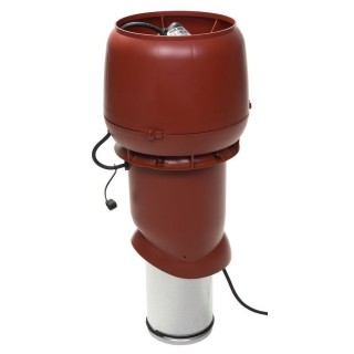 Externá ventilačná jednotka Faber E220P - šikmá/rovná strecha, červená RAL 3009