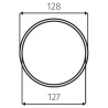 Flexo potrubie Faber 87.semi127.1, AL, odolné, 127 x 1000 mm