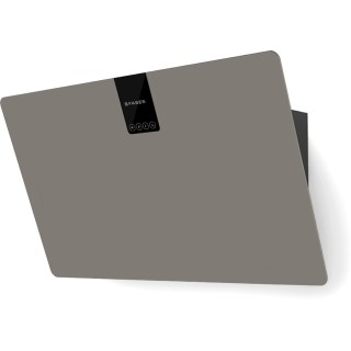 Komínový odsávač pár Faber Soft Edge GRIGIO LONDRA A80, čierna/FENIX NTM sivá matná