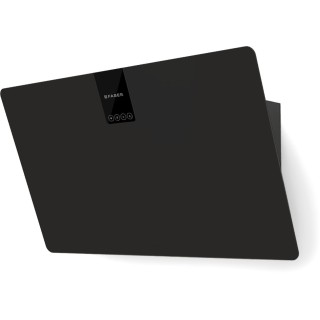 Komínový odsávač pár Faber Soft Edge NERO INGO A80, čierna/FENIX NTM čierna matná