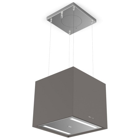 Lustrový odsávač pár Faber Soft Cube GRIGIO LONDRA F40, FENIX NTM sivá matná