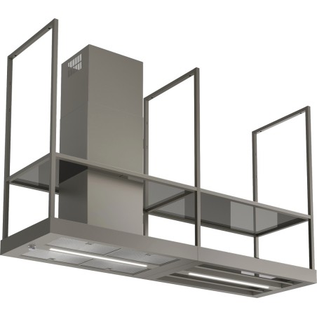 Ostrovčekový odsávač pár Faber T-Shelf TITANIUM MATT A180, titánová matná