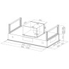Stropný odsávač pár Faber Heaven Glass 2.0 WH KL A90, biele sklo