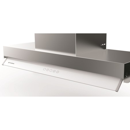 Vstavaný odsávač pár Faber In-Nova Touch X/WH A60, nerez/biele sklo