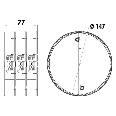 Spätná termoklapka Faber AFC4043064 THERMOBOX 150