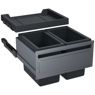 Odpadkový kôš Franke FX 60 26-26, 2x 26 l