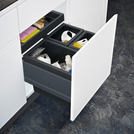 Odpadkový kôš Franke FX 60 26-11-11, 1x 26 l + 2x 11 l