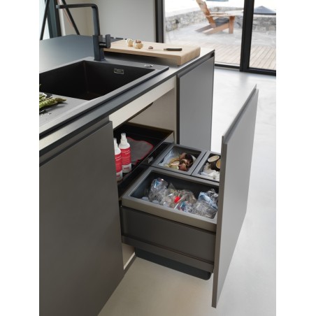 Odpadkový kôš Franke FX 60 26-11-11, 1x 26 l + 2x 11 l