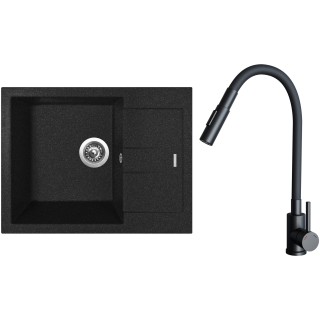 Set Sinks G26930 (drez Amanda 650 Granblack 30 + batéria Elasta S Čierna matná)