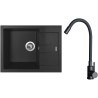 Set Sinks G26874 (drez Amanda 650 Metalblack 74 + batéria Elasta Čierna matná)