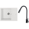 Set Sinks G26928 (drez Amanda 650 Milk 28 + batéria Elasta S Čierna matná)