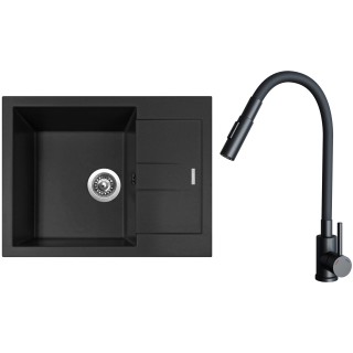 Set Sinks G26926 (drez Amanda 650 Pureblack 26 + batéria Elasta S Čierna matná)