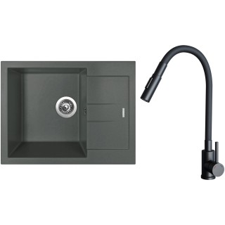 Set Sinks G26972 (drez Amanda 650 Titanium 72 + batéria Elasta S Čierna matná)