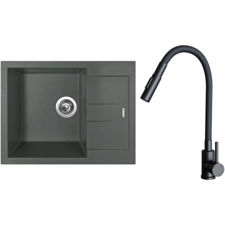 Set Sinks G26972 (drez Amanda 650 Titanium 72 + batéria Elasta S Čierna matná)