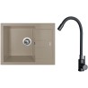 Set Sinks G26854 (drez Amanda 650 Truffle 54 + batéria Elasta Čierna matná)