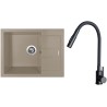 Set Sinks G26954 (drez Amanda 650 Truffle 54 + batéria Elasta S Čierna matná)