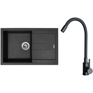 Set Sinks G27430 (drez Amanda 780 Granblack 30 + batéria Elasta Čierna matná)