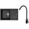 Set Sinks G27430 (drez Amanda 780 Granblack 30 + batéria Elasta Čierna matná)