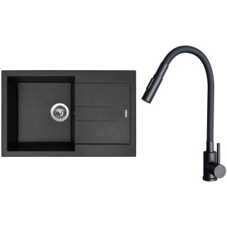 Set Sinks G27530 (drez Amanda 780 Granblack 30 + batéria Elasta S Čierna matná)
