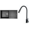 Set Sinks G28574 (drez Amanda 990 Metalblack 74 + batéria Elasta S Čierna matná)