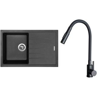Set Sinks G29130 (drez Best 780 Granblack 30 + batéria Elasta S Čierna matná)