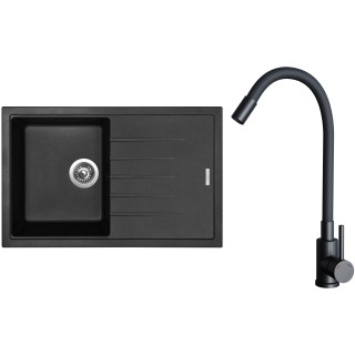 Set Sinks G29026 (drez Best 780 Pureblack 26 + batéria Elasta Čierna matná)