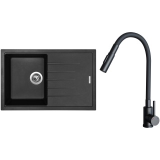 Set Sinks G29126 (drez Best 780 Pureblack 26 + batéria Elasta S Čierna matná)