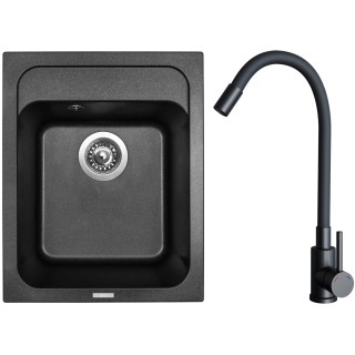 Set Sinks G29274 (drez Classic 400 Metalblack 74 + batéria Elasta Čierna matná)