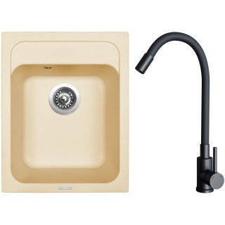 Set Sinks G29250 (drez Classic 400 Sahara 50 + batéria Elasta Čierna matná)