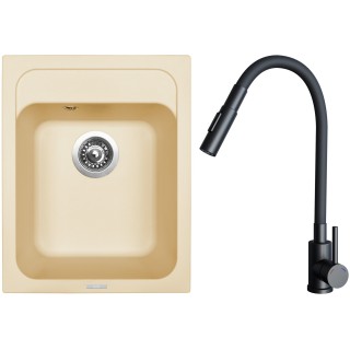 Set Sinks G29350 (drez Classic 400 Sahara 50 + batéria Elasta S Čierna matná)