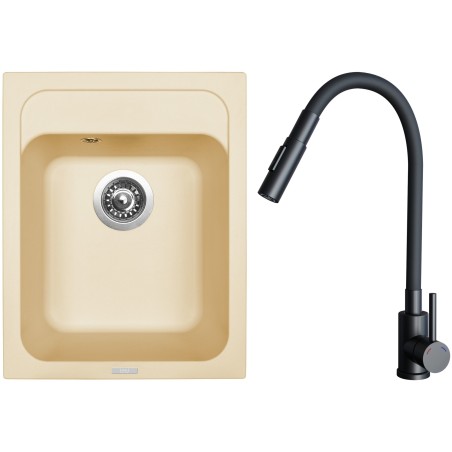 Set Sinks G29350 (drez Classic 400 Sahara 50 + batéria Elasta S Čierna matná)
