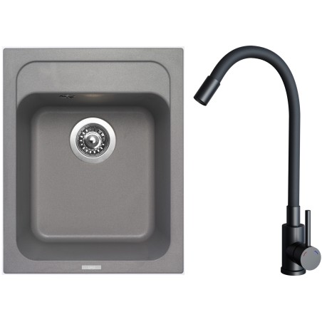 Set Sinks G29272 (drez Classic 400 Titanium 72 + batéria Elasta Čierna matná)