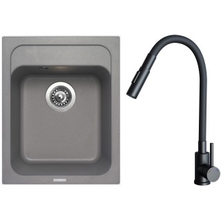 Set Sinks G29372 (drez Classic 400 Titanium 72 + batéria Elasta S Čierna matná)